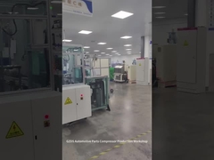 Photographies de production d'accessoires de climatisation automobile, atelier de compresseurs AC pour véhicules électriques